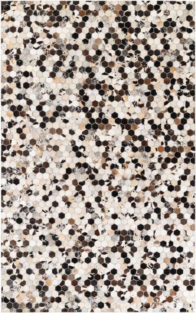 5' x 8' Cowhide Stocks Rug