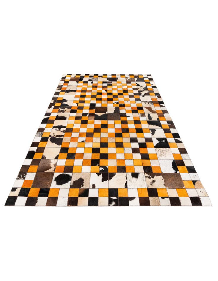 Detail image of 5' x 8' 1 Cowhide Stocks Rug