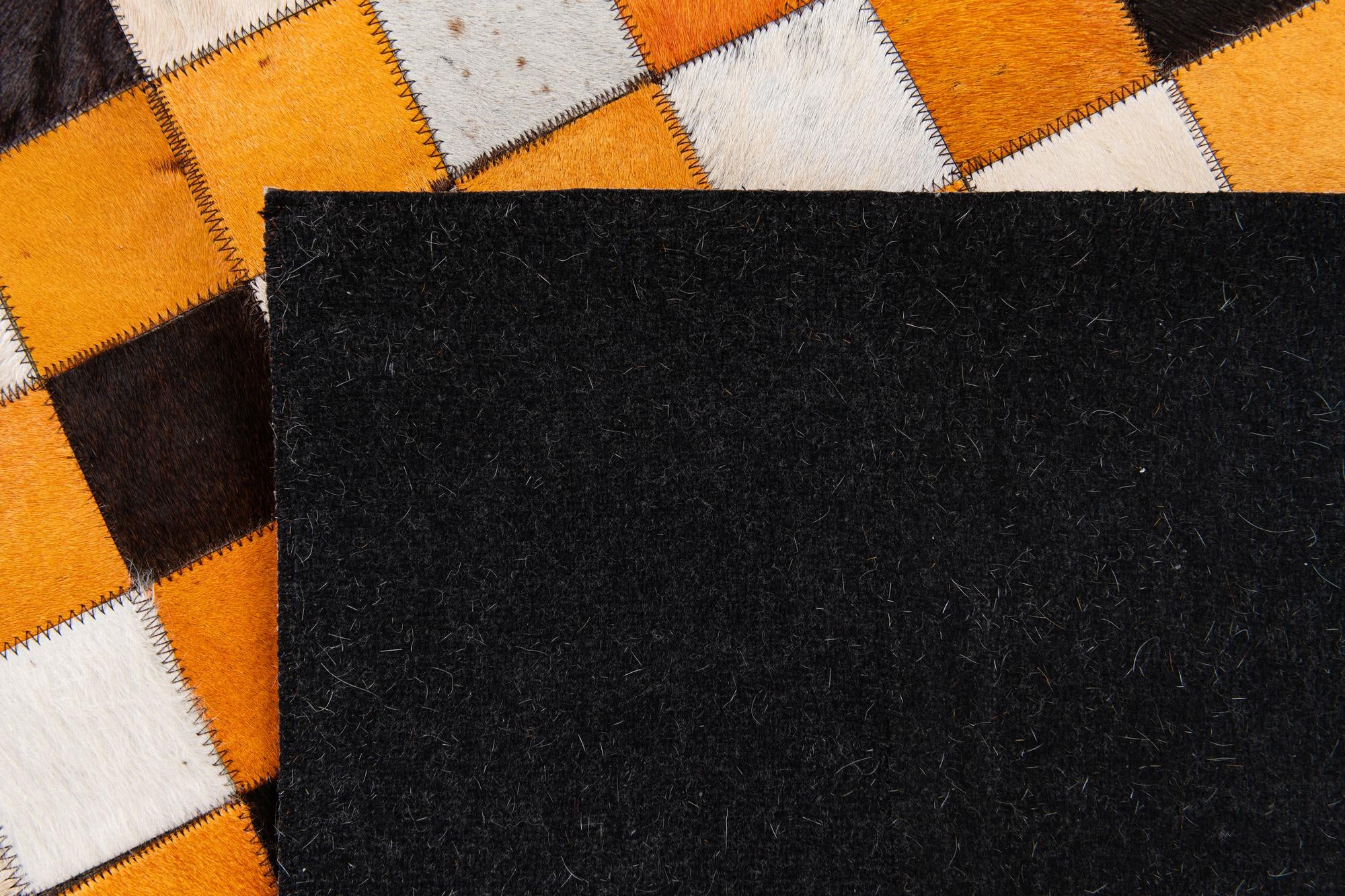 5' x 8' 1 Cowhide Stocks Rug