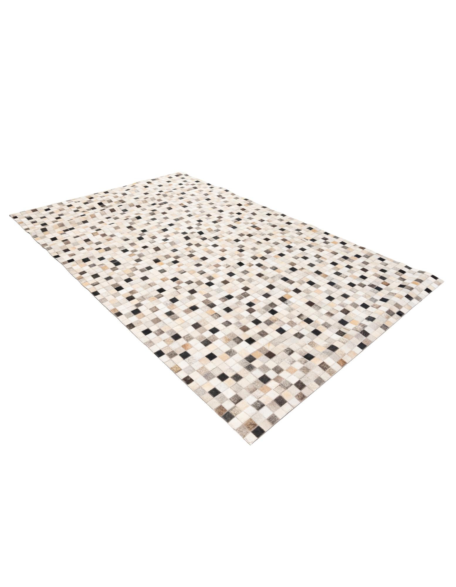 5' 1 x 8' Cowhide Stocks Rug