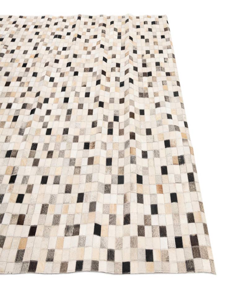 Detail image of 5' 1 x 8' Cowhide Stocks Rug