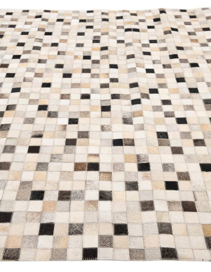 Detail image of 5' 1 x 8' Cowhide Stocks Rug