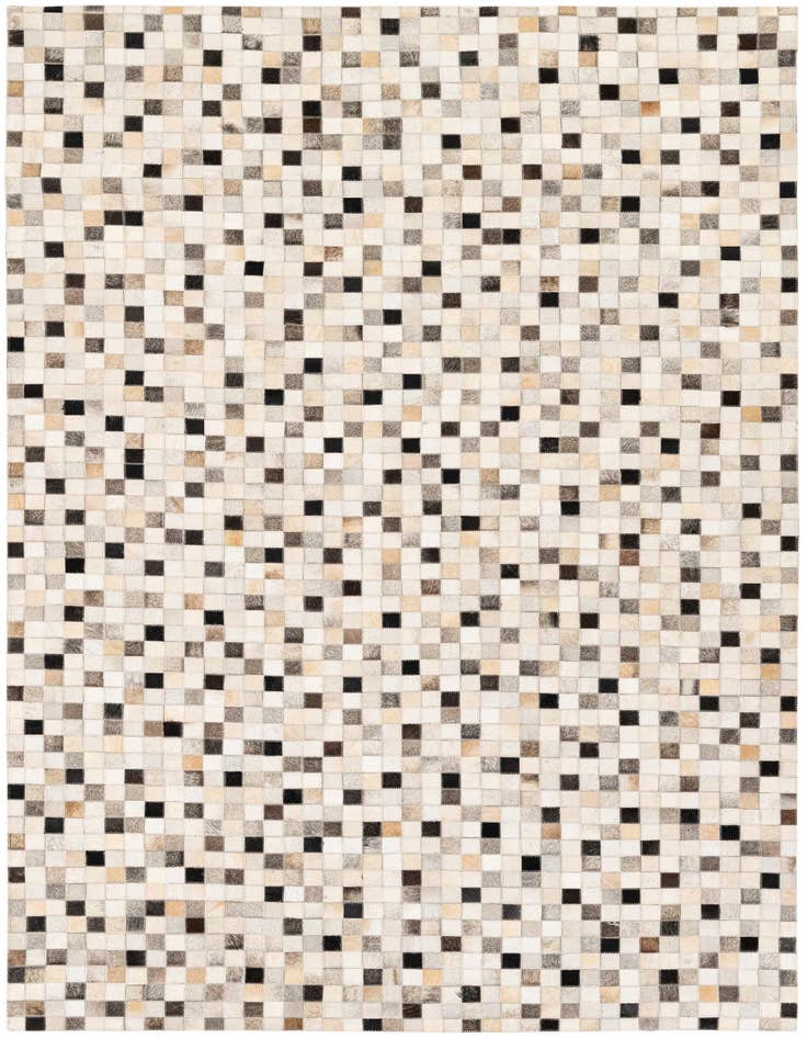 Detail image of 5' 1 x 8' Cowhide Stocks Rug