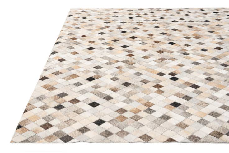 Detail image of 5' 7 x 7' 10 Cowhide Stocks Rug