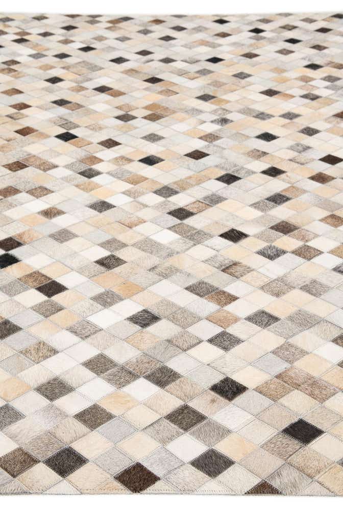 5' 7 x 7' 10 Cowhide Stocks Rug