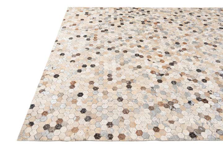 5' 3 x 7' 7 Cowhide Stocks Rug