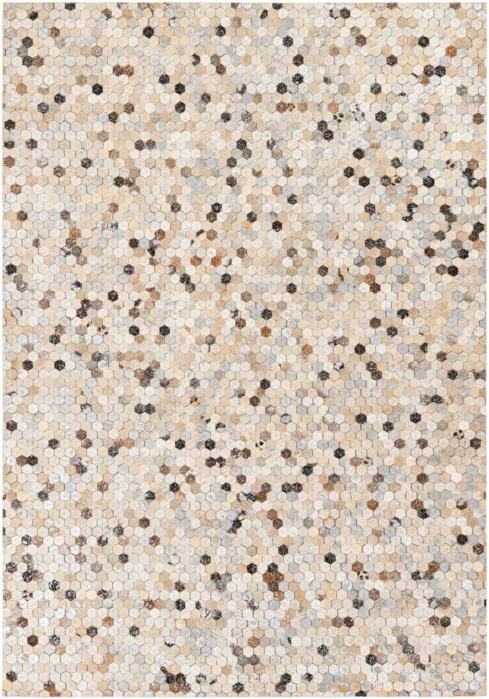 5' 3 x 7' 7 Cowhide Stocks Rug