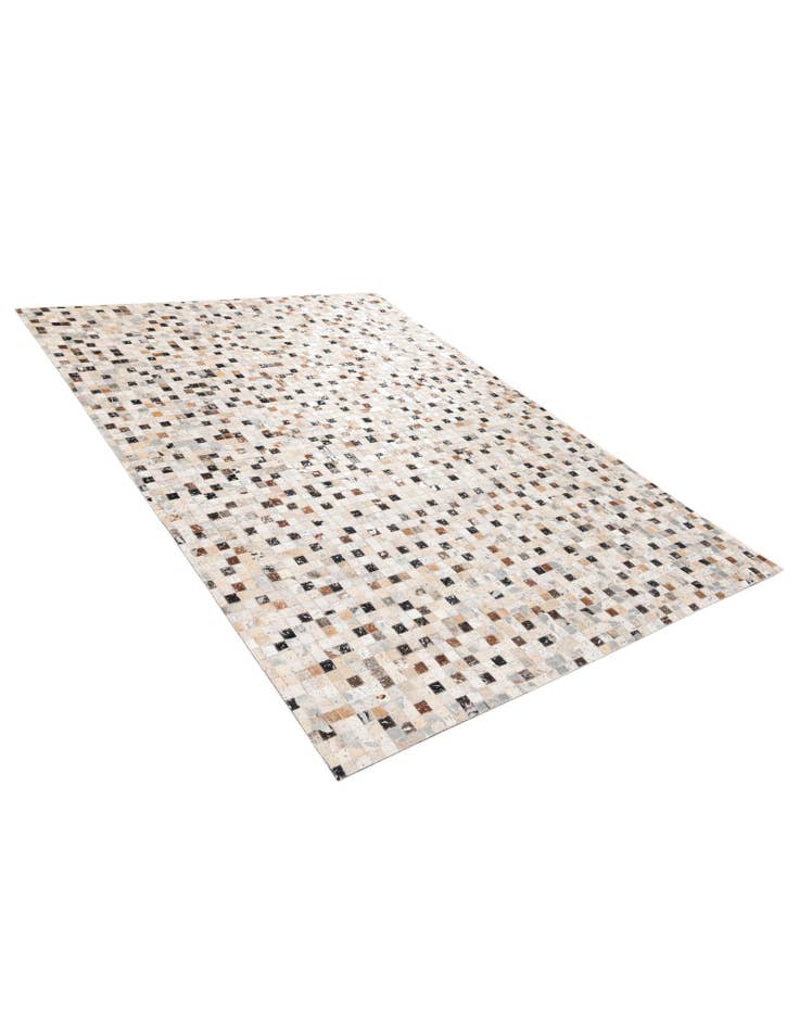 Detail image of 5' 3 x 7' 6 Cowhide Stocks Rug