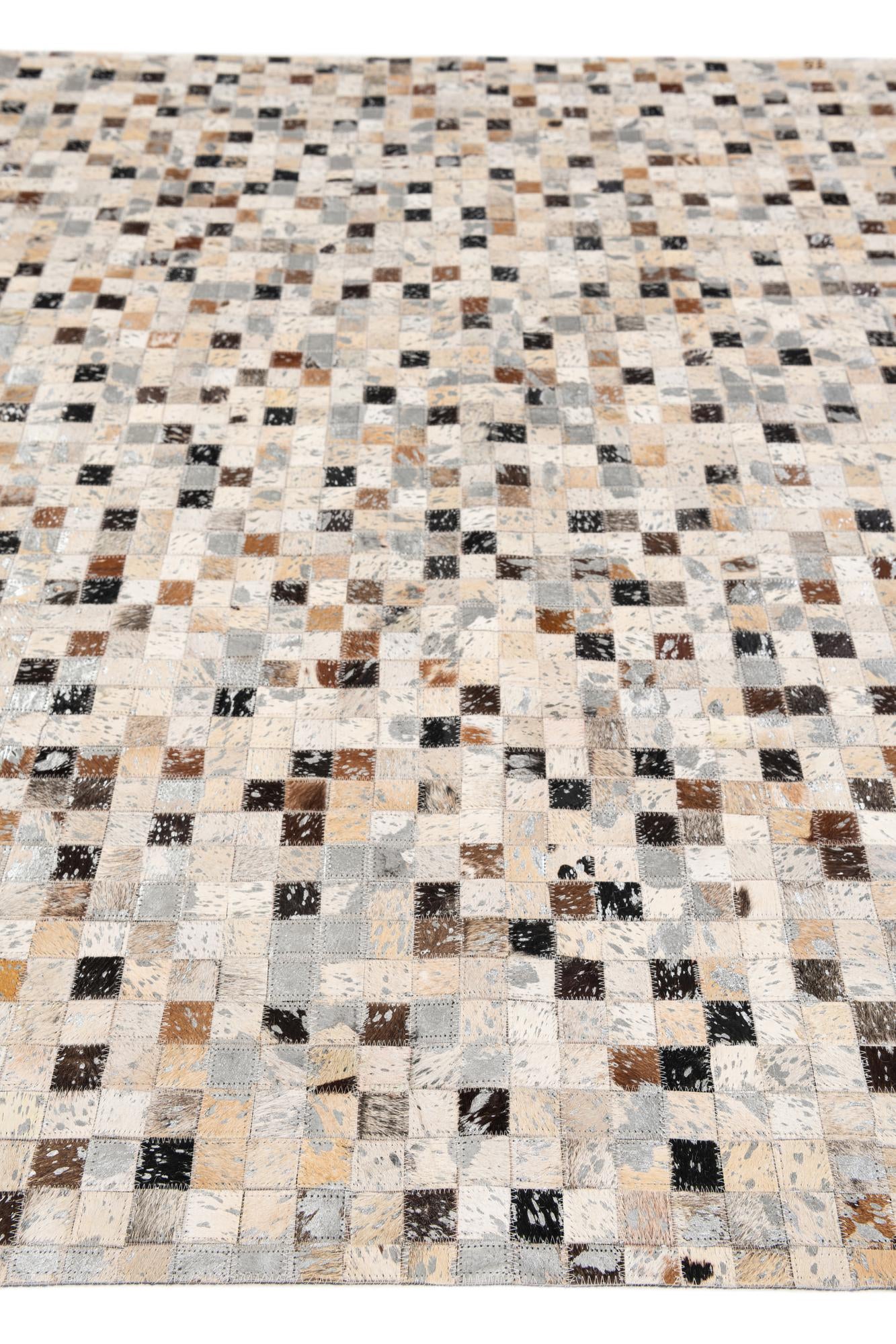 5' 3 x 7' 6 Cowhide Stocks Rug