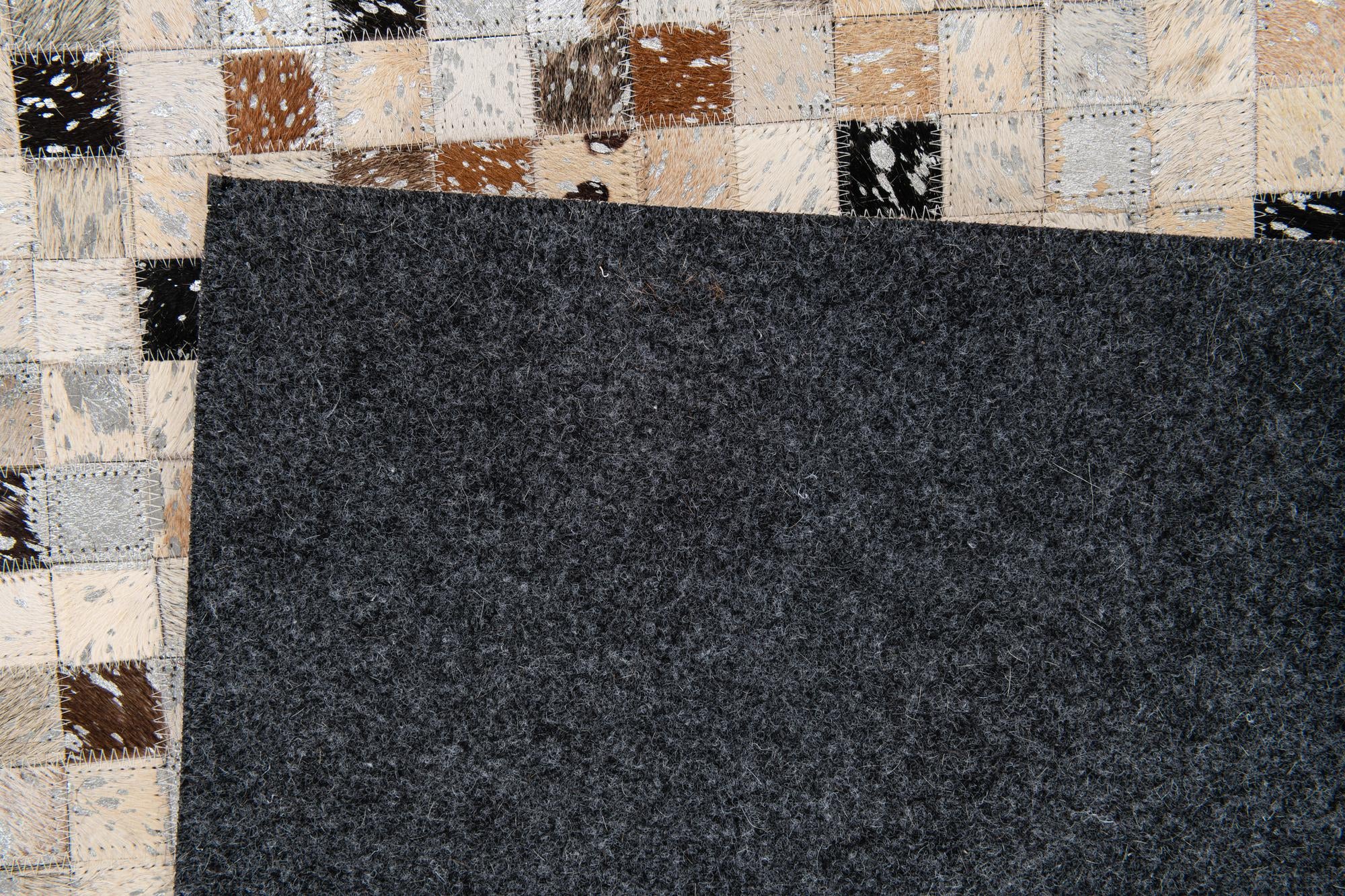 5' 3 x 7' 6 Cowhide Stocks Rug