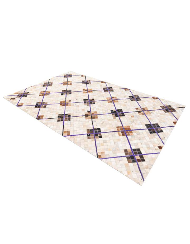 5' x 7' 11 Cowhide Stocks Rug