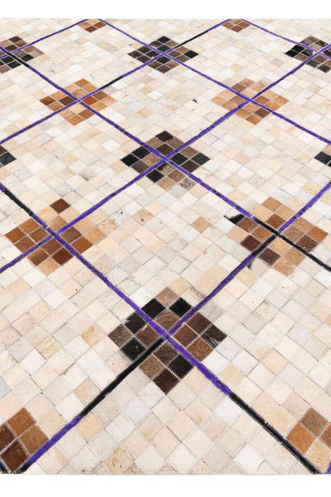 5' x 7' 11 Cowhide Stocks Rug