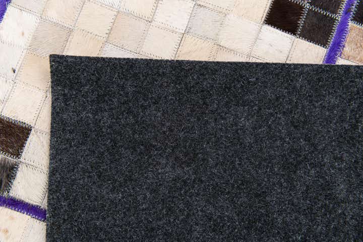 5' x 7' 11 Cowhide Stocks Rug