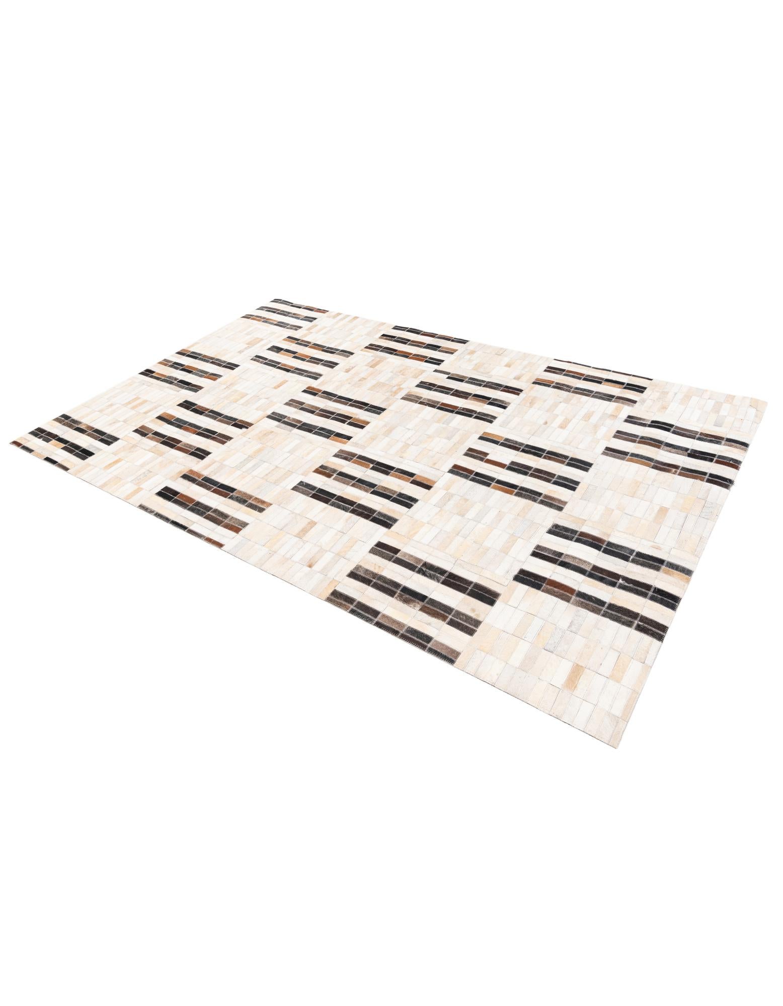 5' x 7' 11 Cowhide Stocks Rug