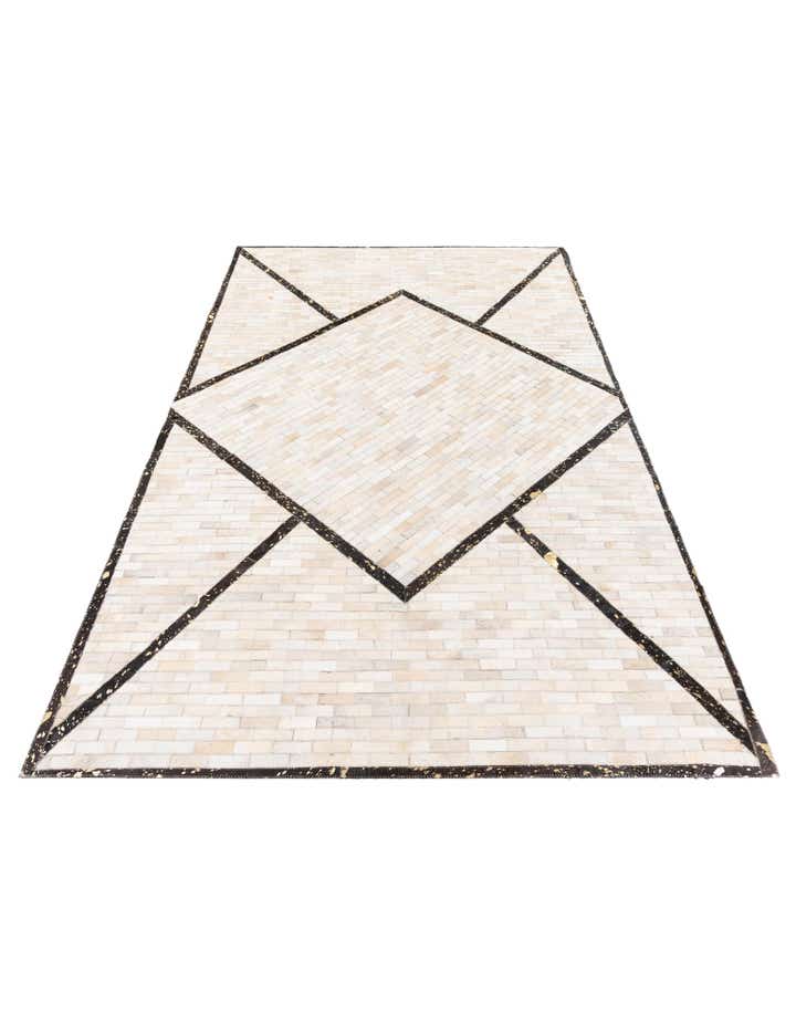 5' x 8' Cowhide Stocks Rug