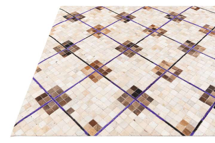 5' x 8' Cowhide Stocks Rug