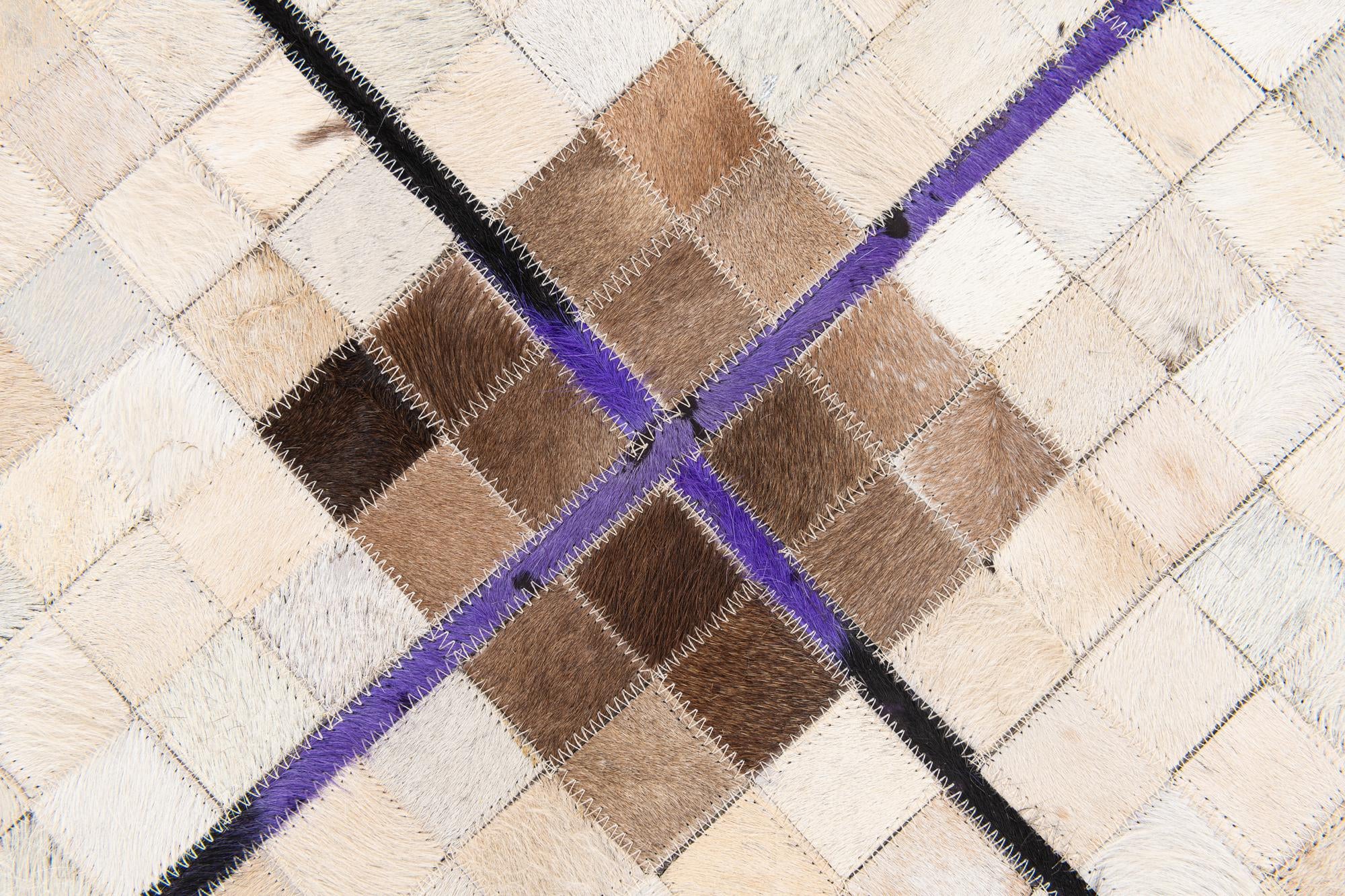 5' x 8' Cowhide Stocks Rug