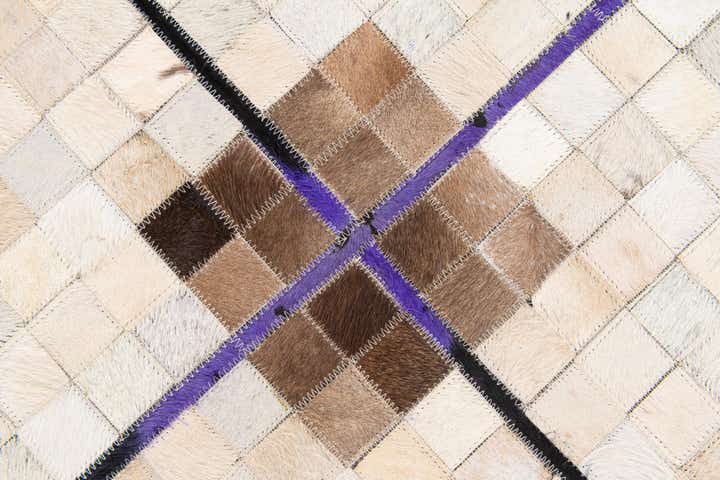 5' x 8' Cowhide Stocks Rug