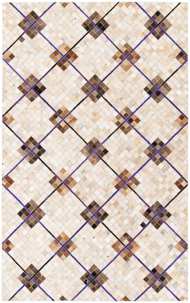 5' x 8' Cowhide Stocks Rug