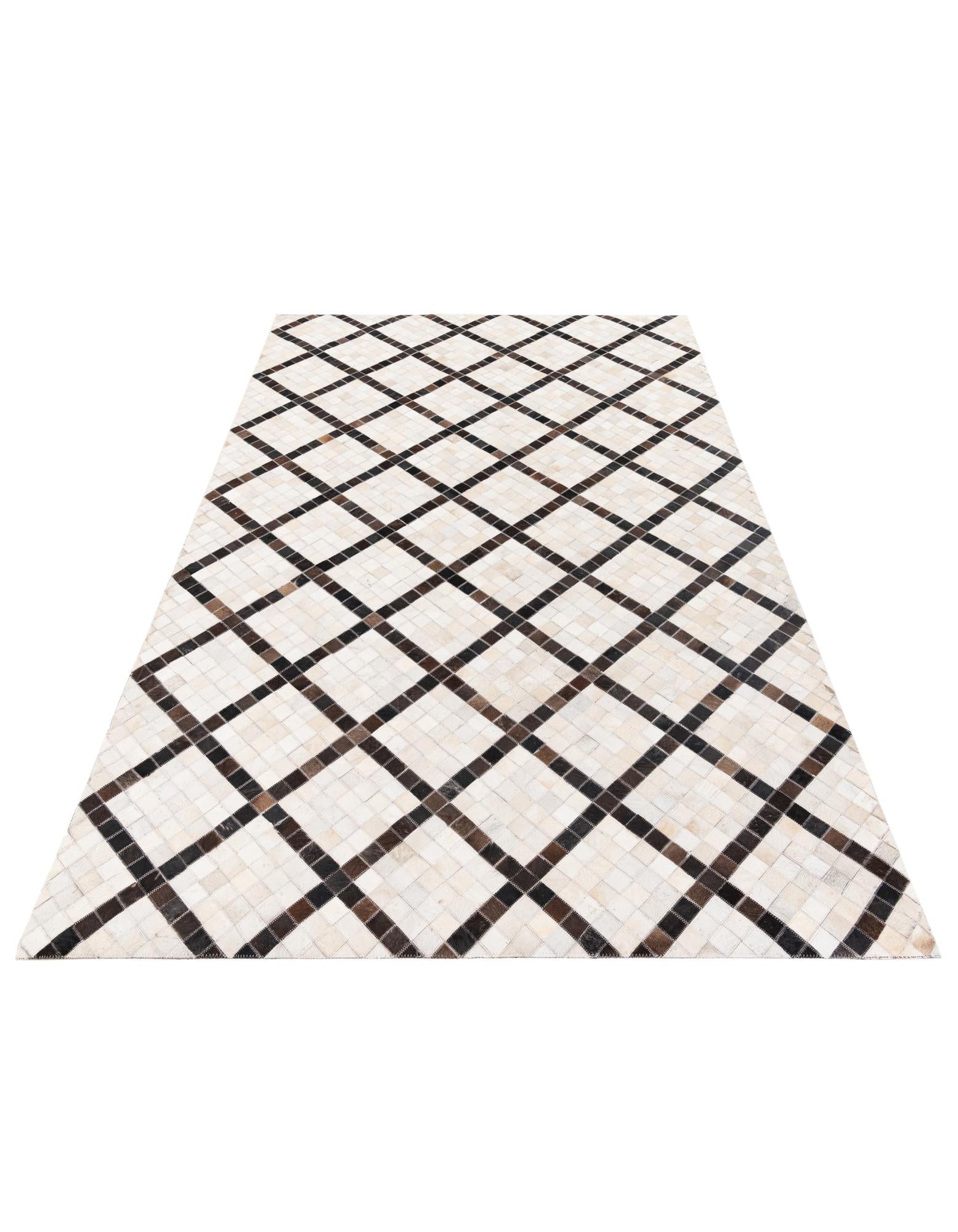 5' x 7' 10 Cowhide Stocks Rug