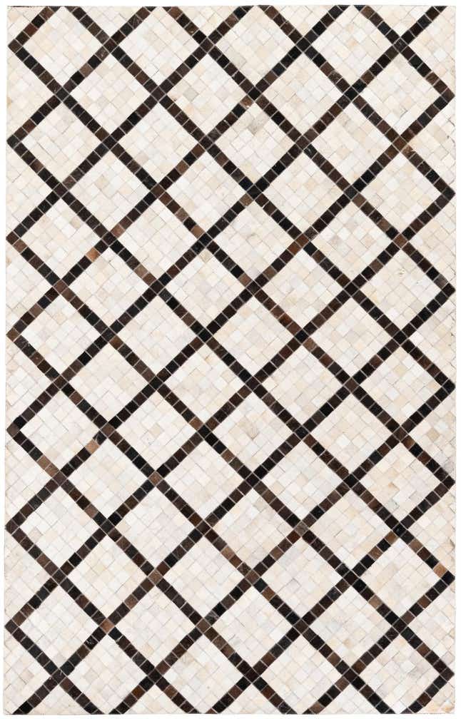 5' x 7' 10 Cowhide Stocks Rug