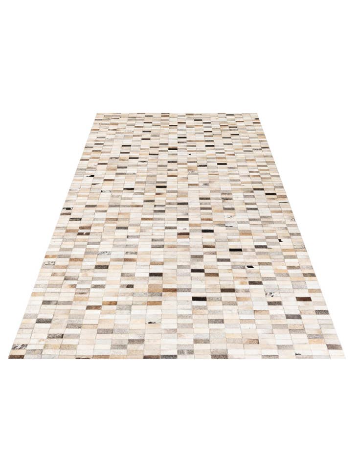 Detail image of 5' 1 x 7' 11 Cowhide Stocks Rug