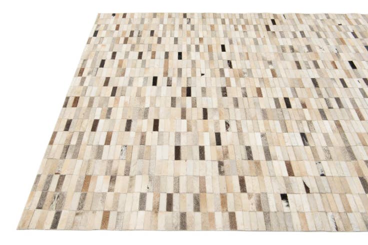 Detail image of 5' 1 x 7' 11 Cowhide Stocks Rug