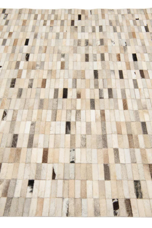 Detail image of 5' 1 x 7' 11 Cowhide Stocks Rug