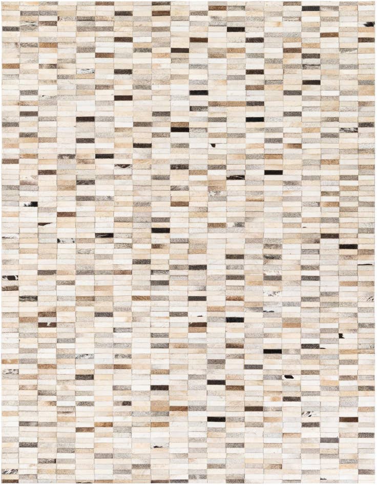 Detail image of 5' 1 x 7' 11 Cowhide Stocks Rug
