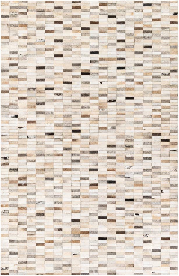 Detail image of 5' 1 x 7' 11 Cowhide Stocks Rug