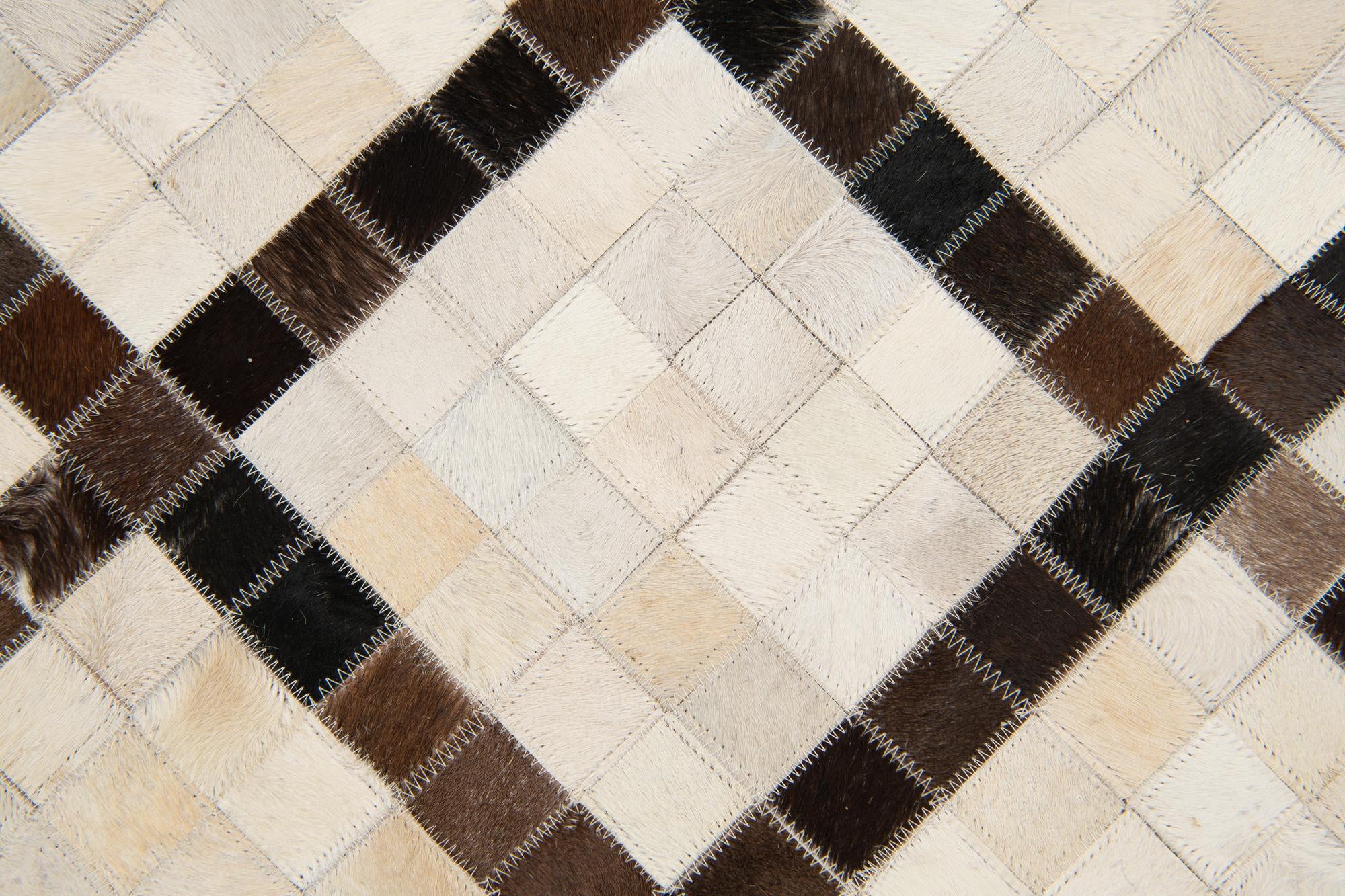 5' 2 x 8' Cowhide Stocks Rug