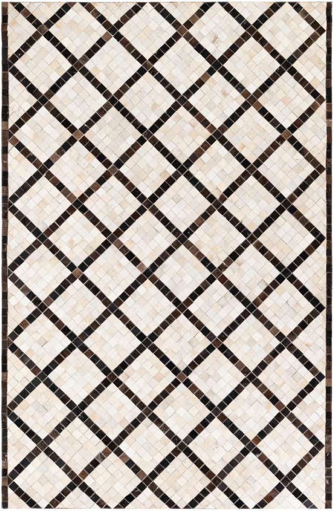 5' 2 x 8' Cowhide Stocks Rug