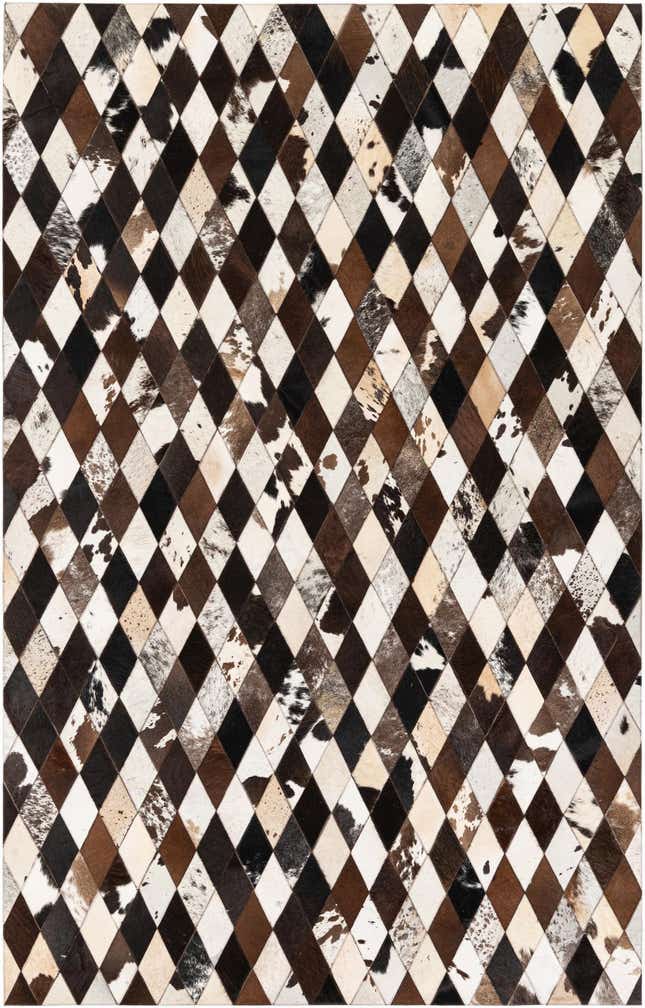 5' 2 x 8' 1 Cowhide Stocks Rug