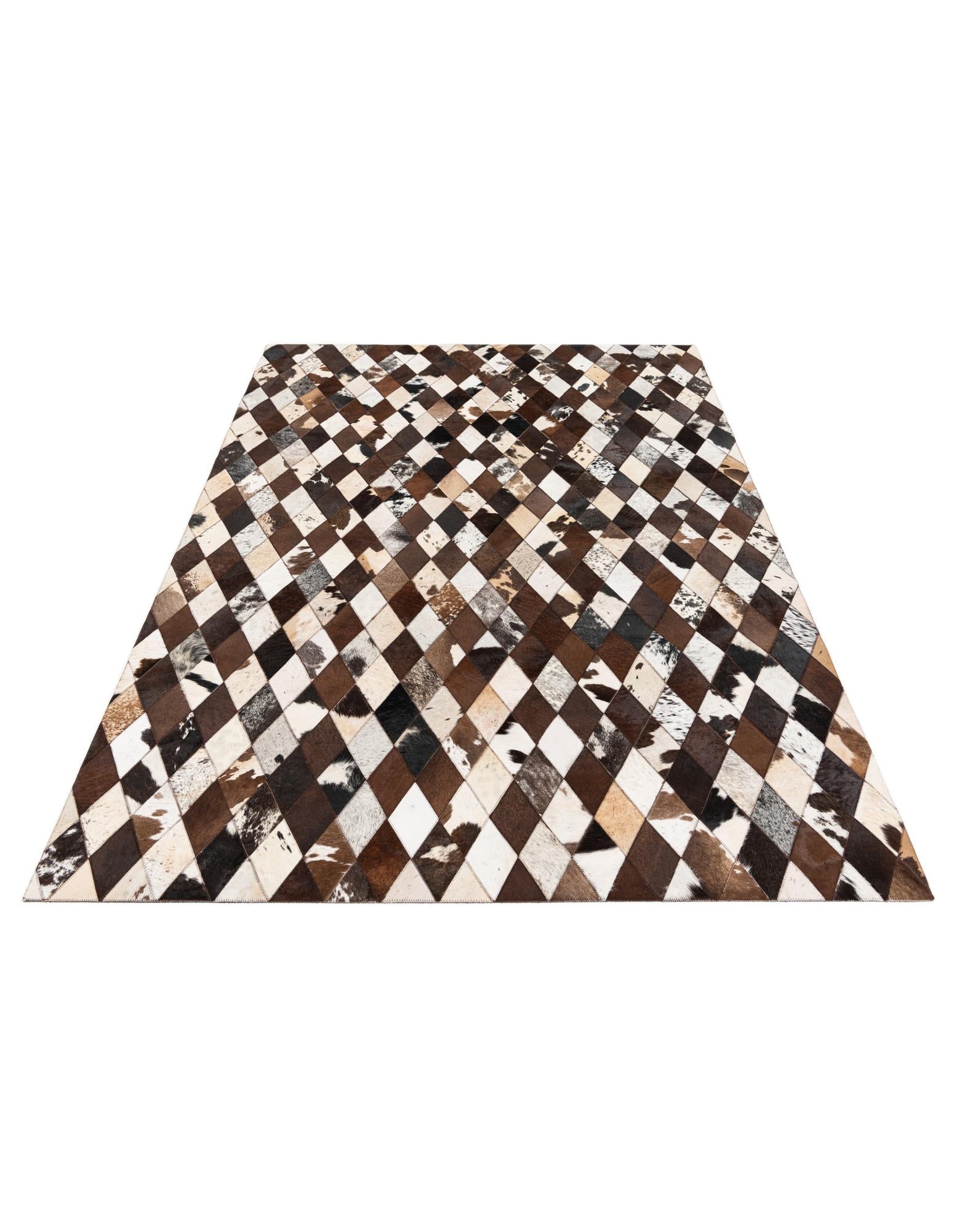 5' 2 x 8' 1 Cowhide Stocks Rug
