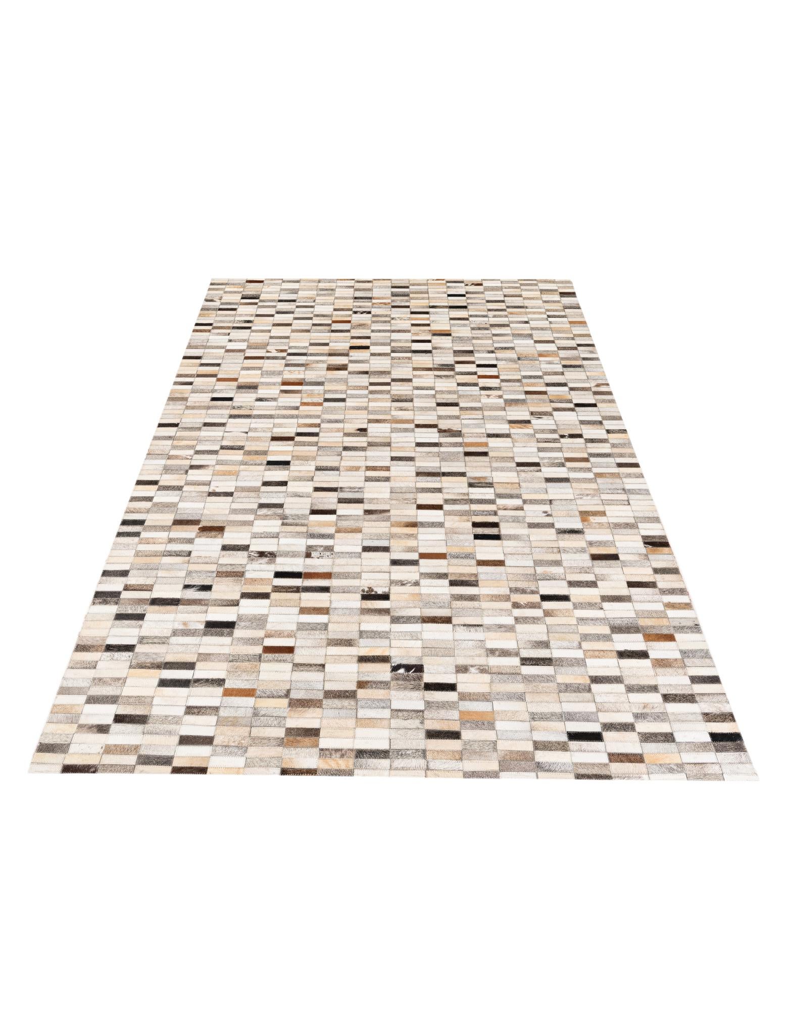 5' 1 x 8' Cowhide Stocks Rug