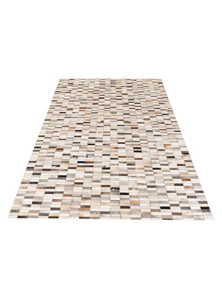 5' 1 x 8' Cowhide Stocks Rug