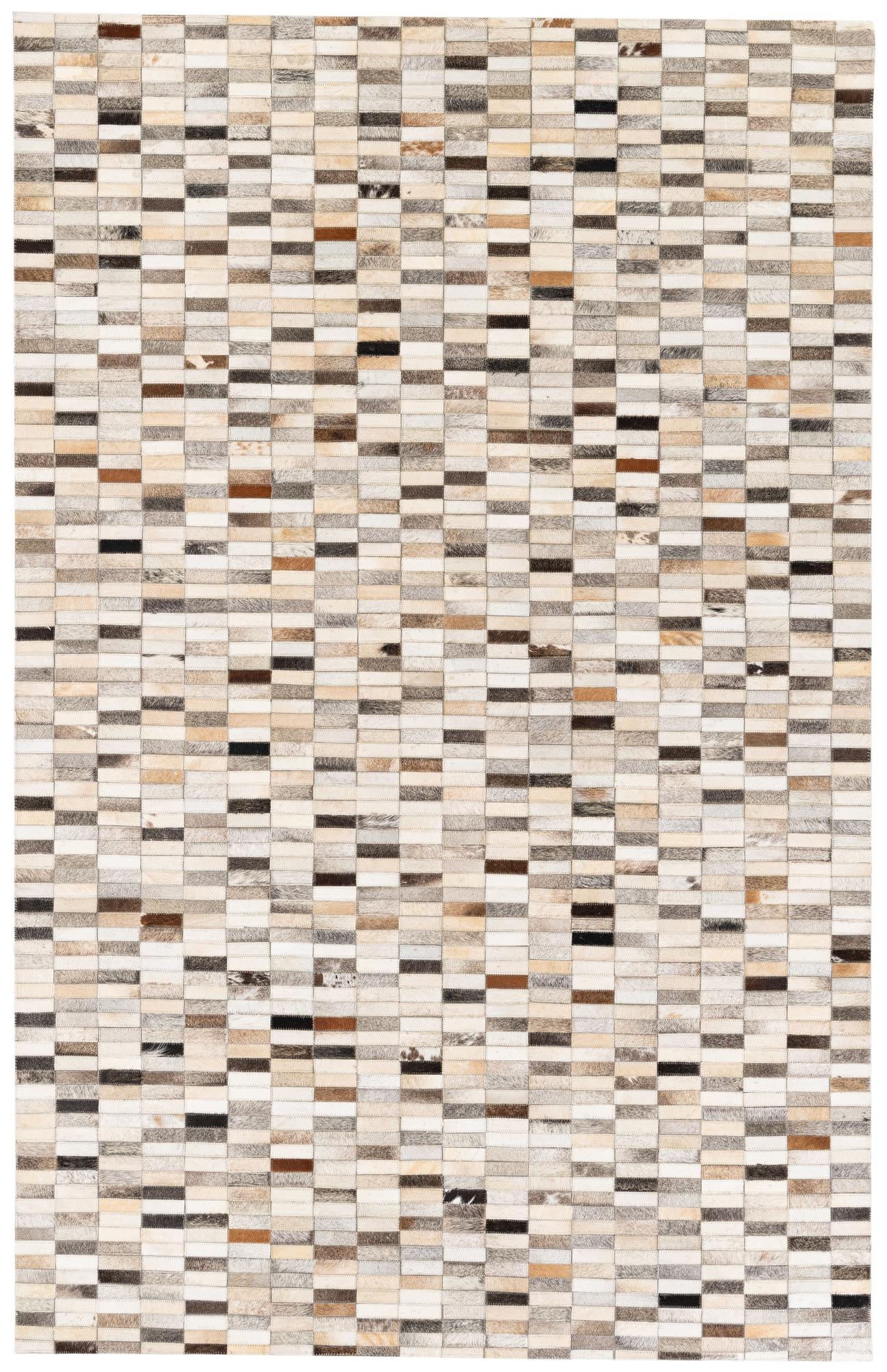 5' 1 x 8' Cowhide Stocks Rug
