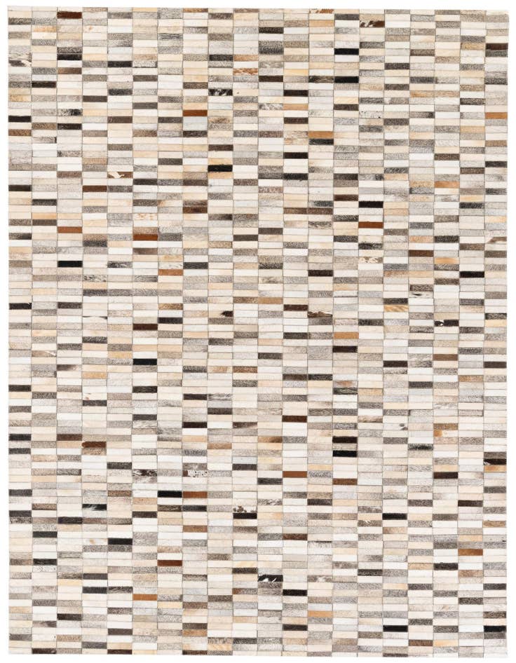 Detail image of 5' 1 x 8' Cowhide Stocks Rug