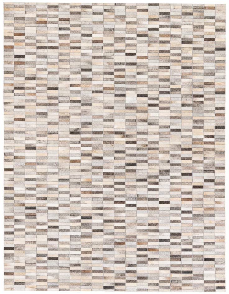 Detail image of 5' x 8' Cowhide Stocks Rug