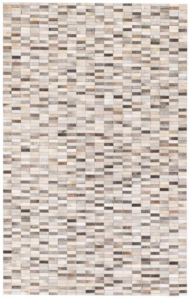 5' x 8' Cowhide Stocks Rug