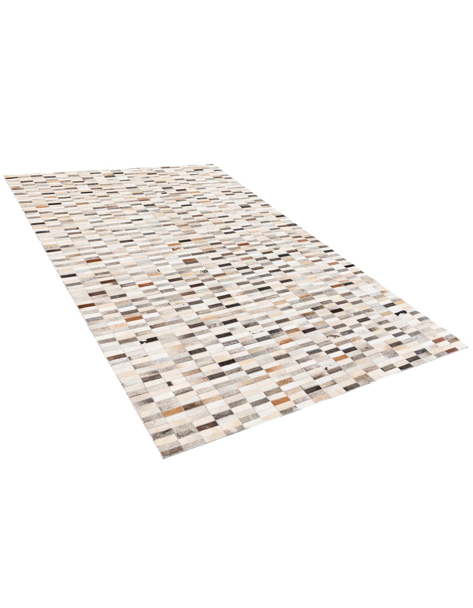 5' 1 x 8' Cowhide Stocks Rug