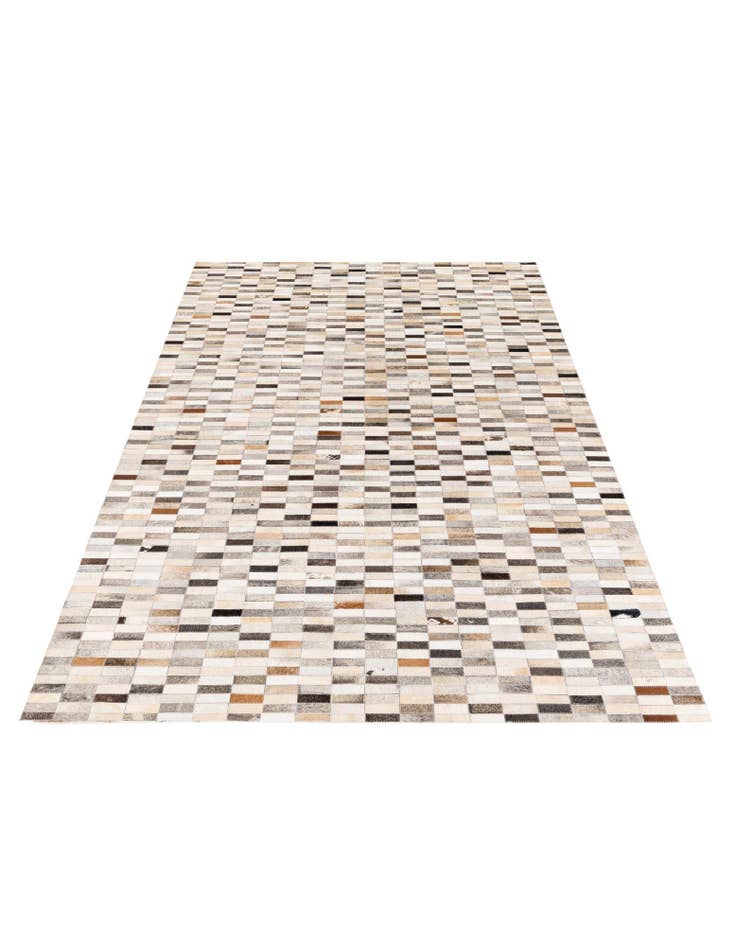 Detail image of 5' 1 x 8' Cowhide Stocks Rug