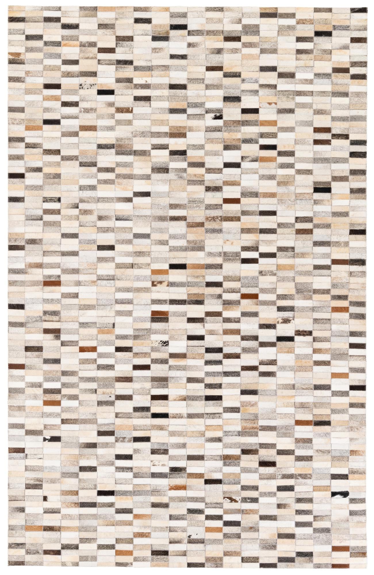 5' 1 x 8' Cowhide Stocks Rug