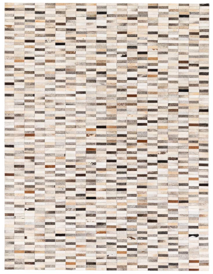 Detail image of 5' 1 x 8' Cowhide Stocks Rug