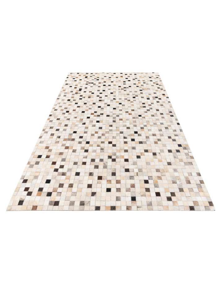 5' x 7' 11 Cowhide Stocks Rug