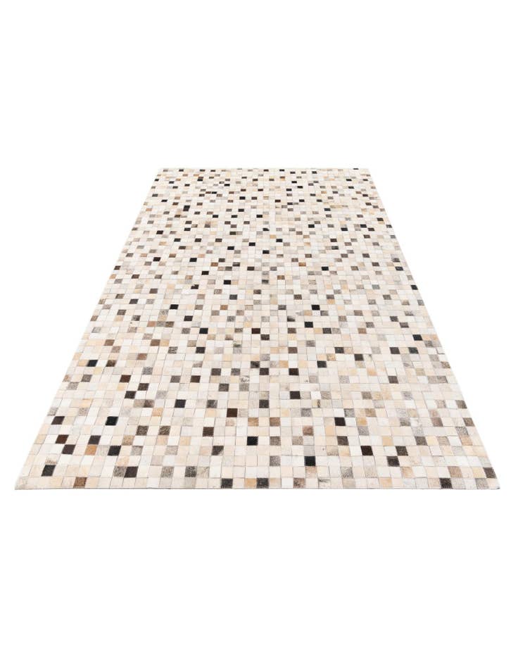 Detail image of 5' x 7' 11 Cowhide Stocks Rug