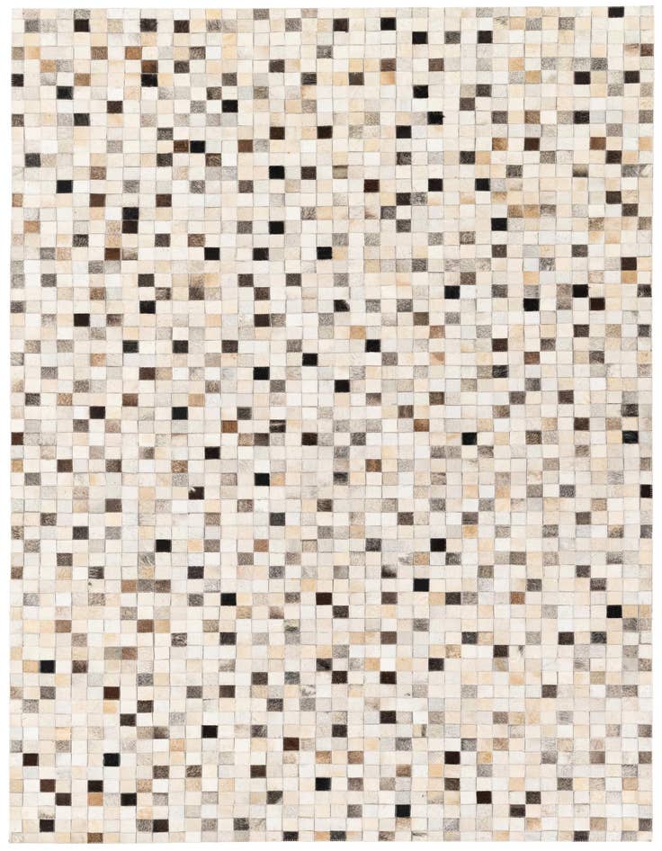 Detail image of 5' x 7' 11 Cowhide Stocks Rug