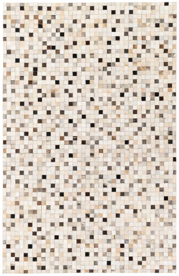 Detail image of 5' x 7' 11 Cowhide Stocks Rug