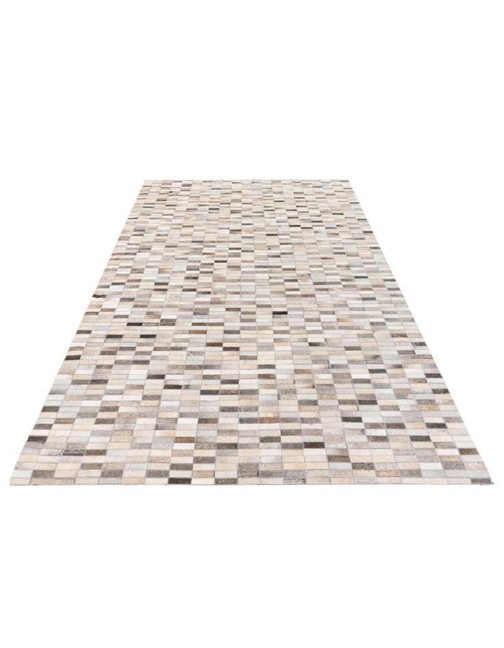 Detail image of 5' 3 x 8' Cowhide Stocks Rug