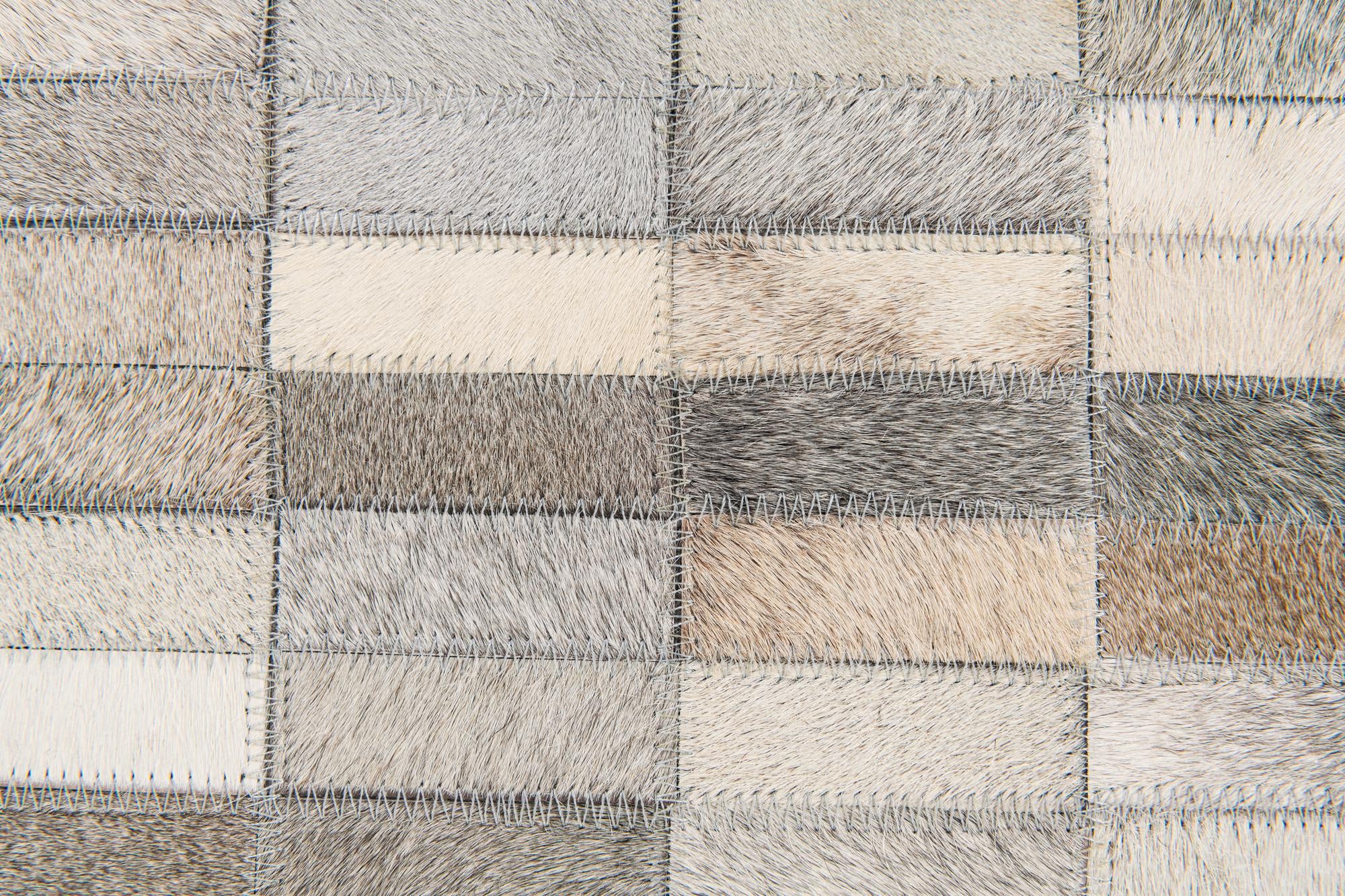 5' 3 x 8' Cowhide Stocks Rug